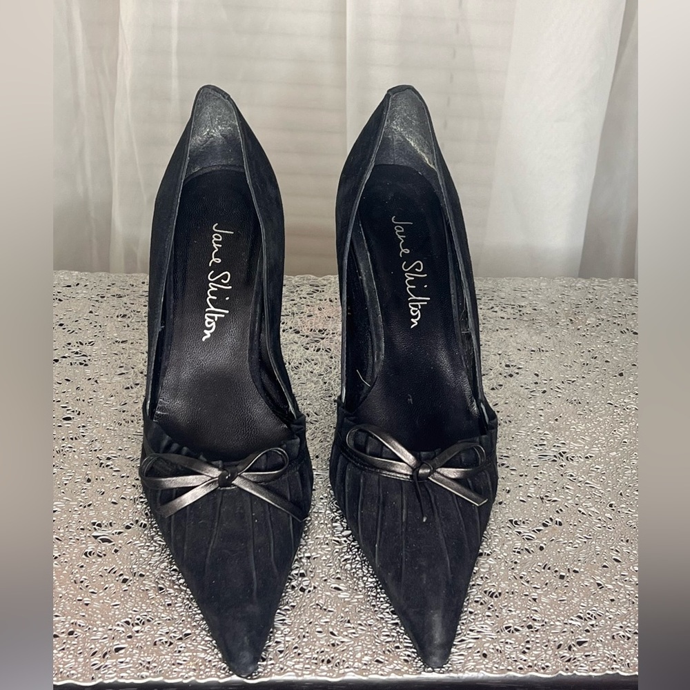 Jane Shilton black pumps size 10 like new